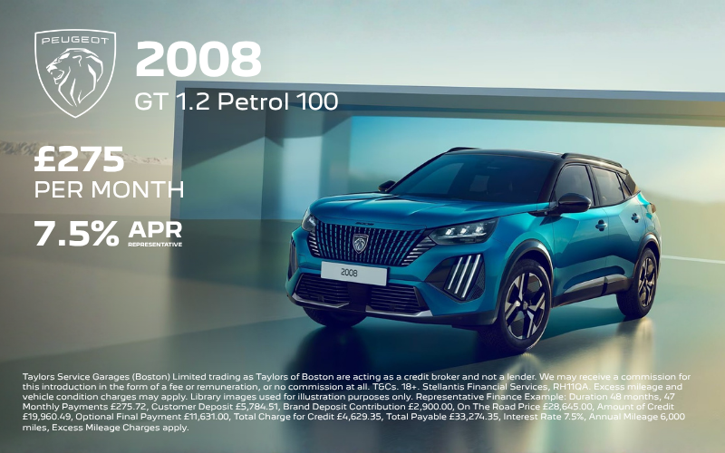 pegueot 2008 offer
