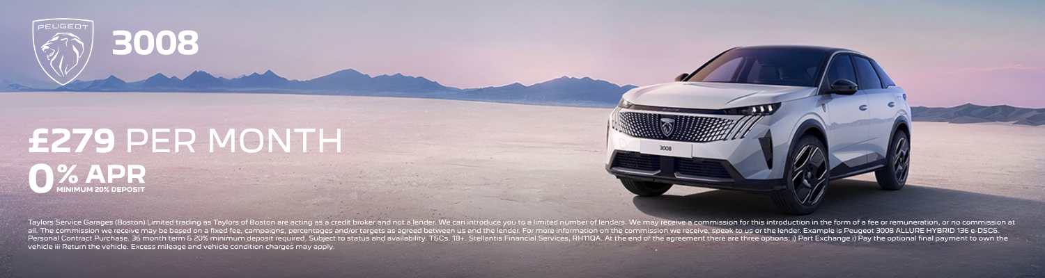 peugeot 3008 offer