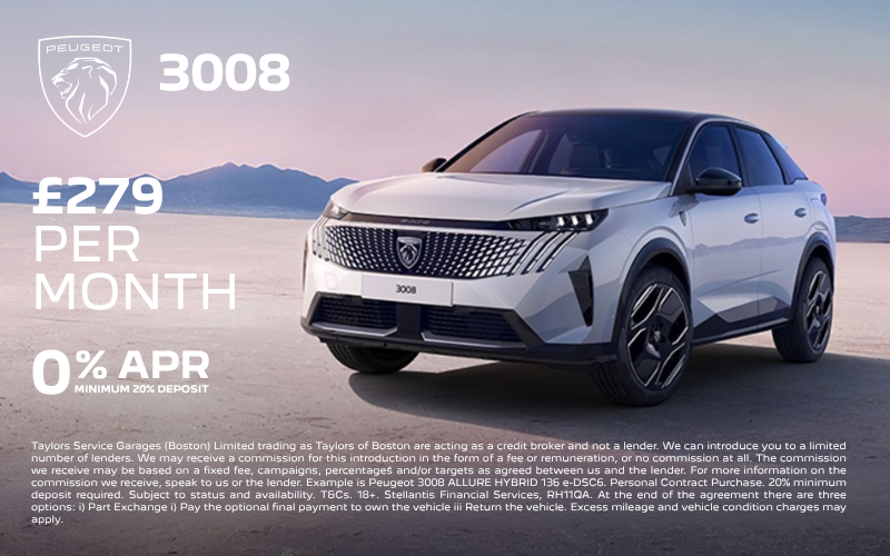 peugeot 3008 offer
