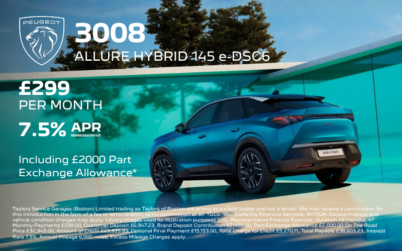 peugeot 3008 offer