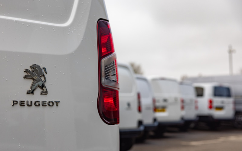 peugeot vans closeup