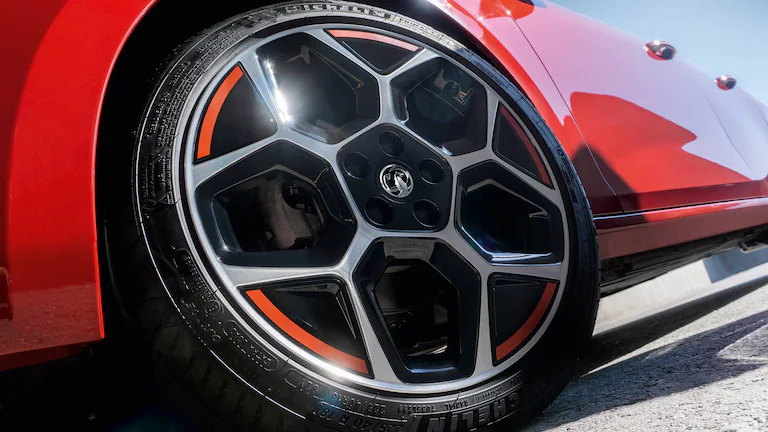 accessory wheels on a vauxhall