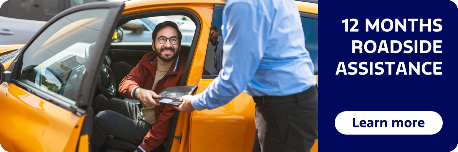 offer banner for 12 months roadside assistance