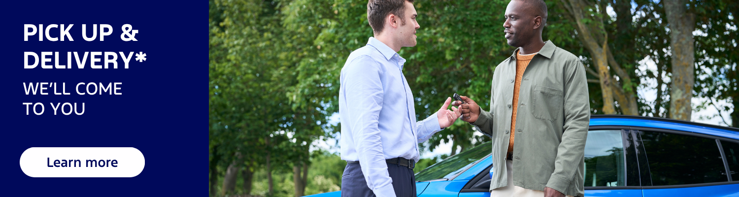 offer banner for collection and delivery service