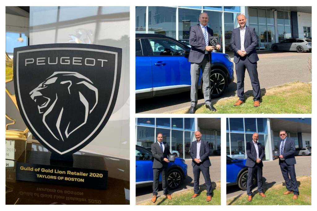 Taylors Peugeot win Guild of Gold Lion Award 2020