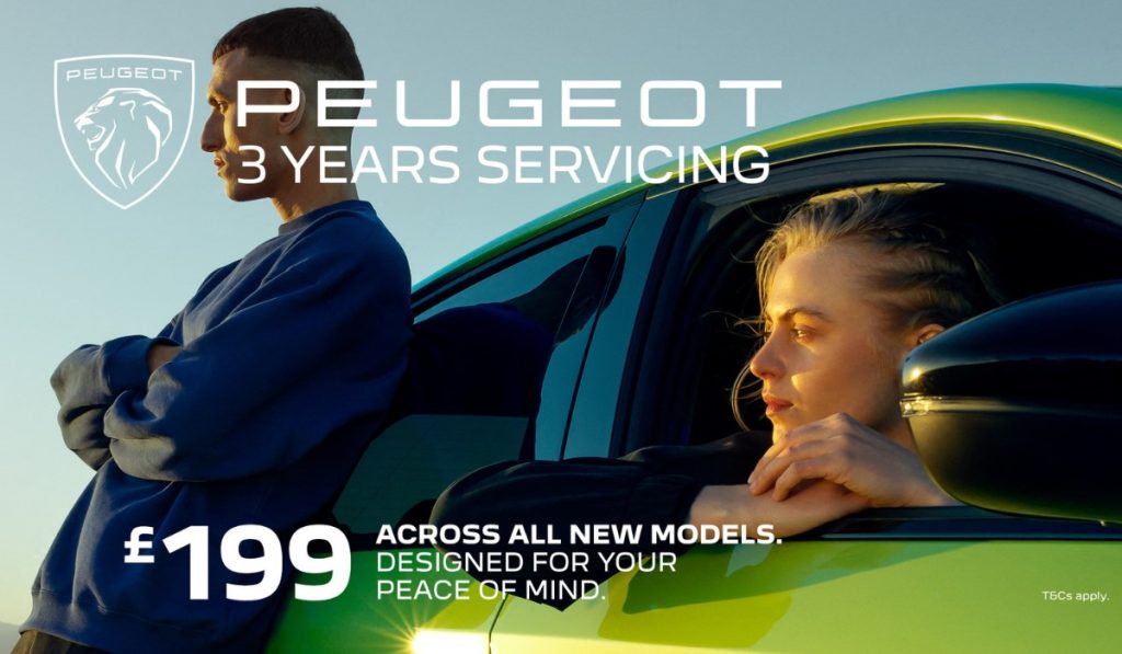 Taylors Peugeot 3 Years Servicing Offer