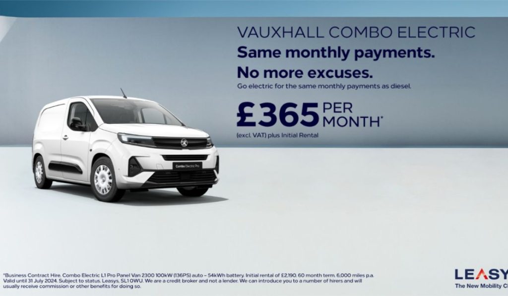 Taylors Vauxhall Combo Van Offer