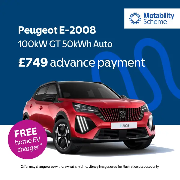 Taylors Motability Peugeot e-2008