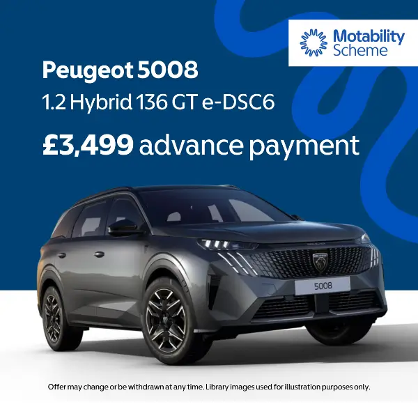 Taylors Peugeot Motability 5008